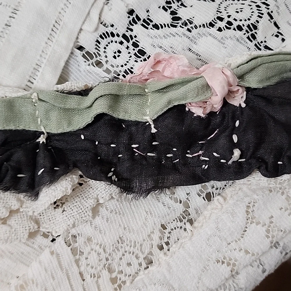 ♥️JABOT🩷 🌹👸🏼⚘️MOSSIE ANNA ARTISAN DESIGN NWT OOAK - Picture 9 of 10